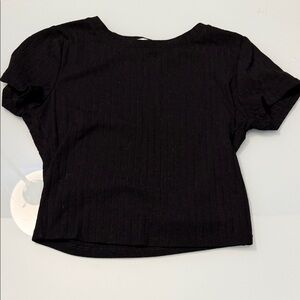 Bozzolo Ribbed Cropped Tee